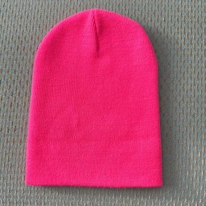 Hot pink beanie